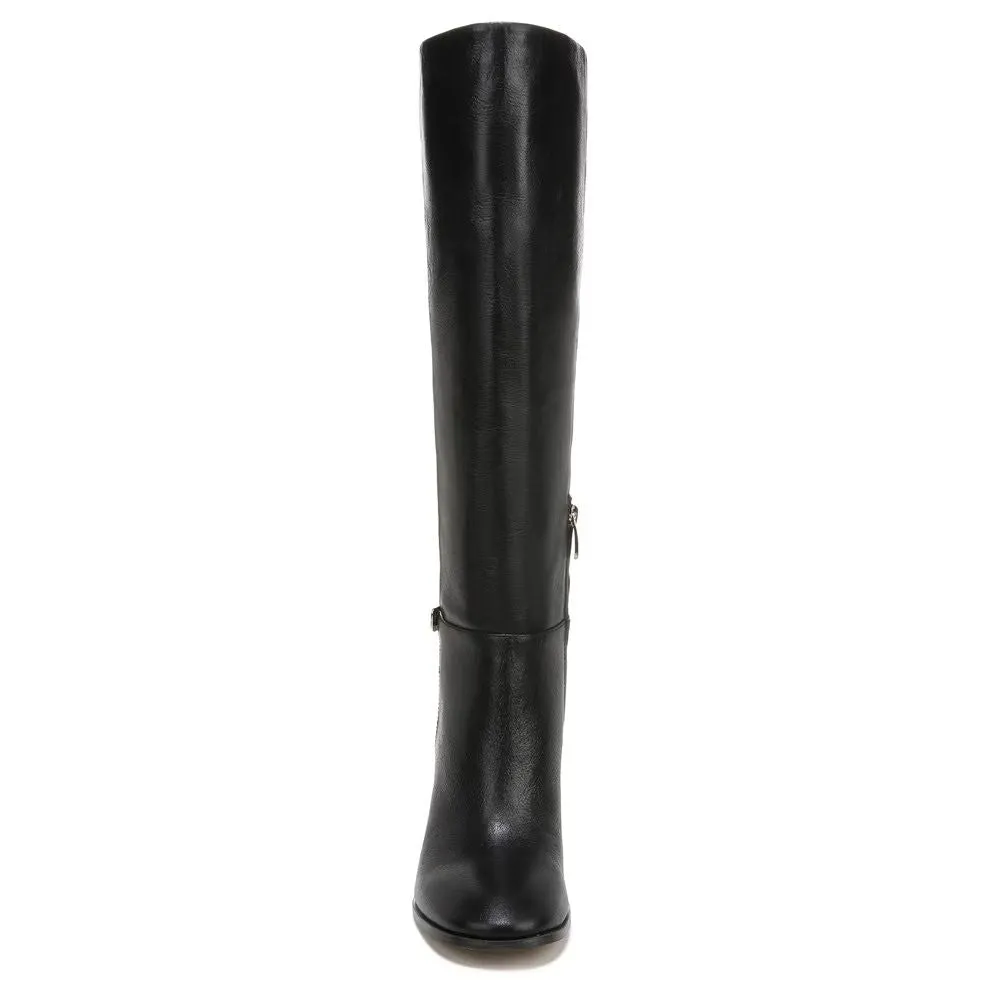 Cassie Black Leather Franco Sarto Boots