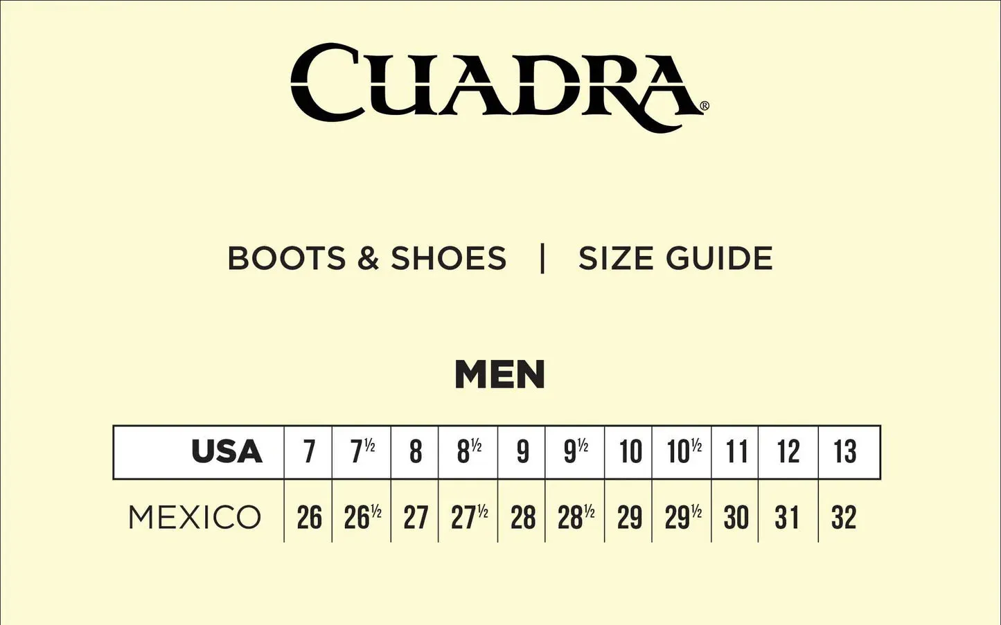 Cuadra CU587 MN Black Deer Laser & Embroidery Narrow Square Toe