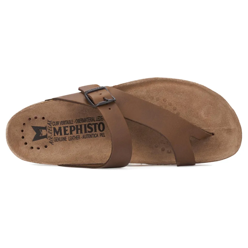 Mephisto Niels Nubuck Leather Men's Slide Sandals