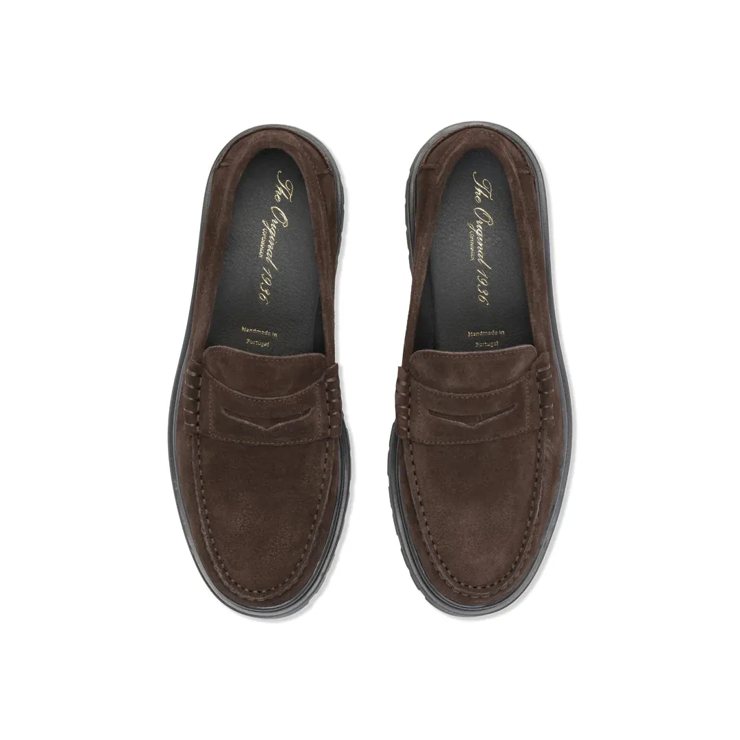 Playboy Austin Dark Brown Suede