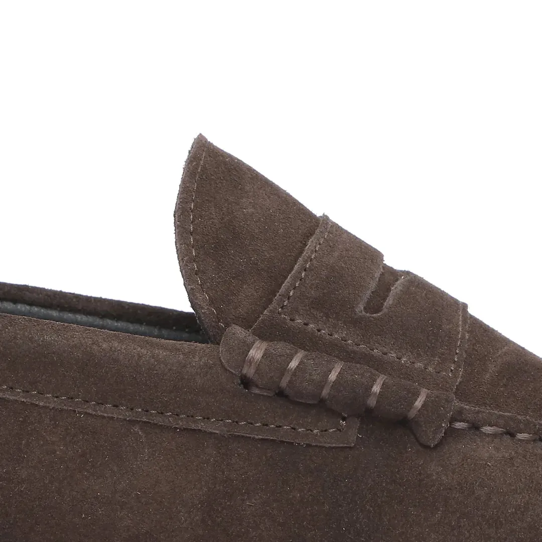 Playboy Austin Dark Brown Suede