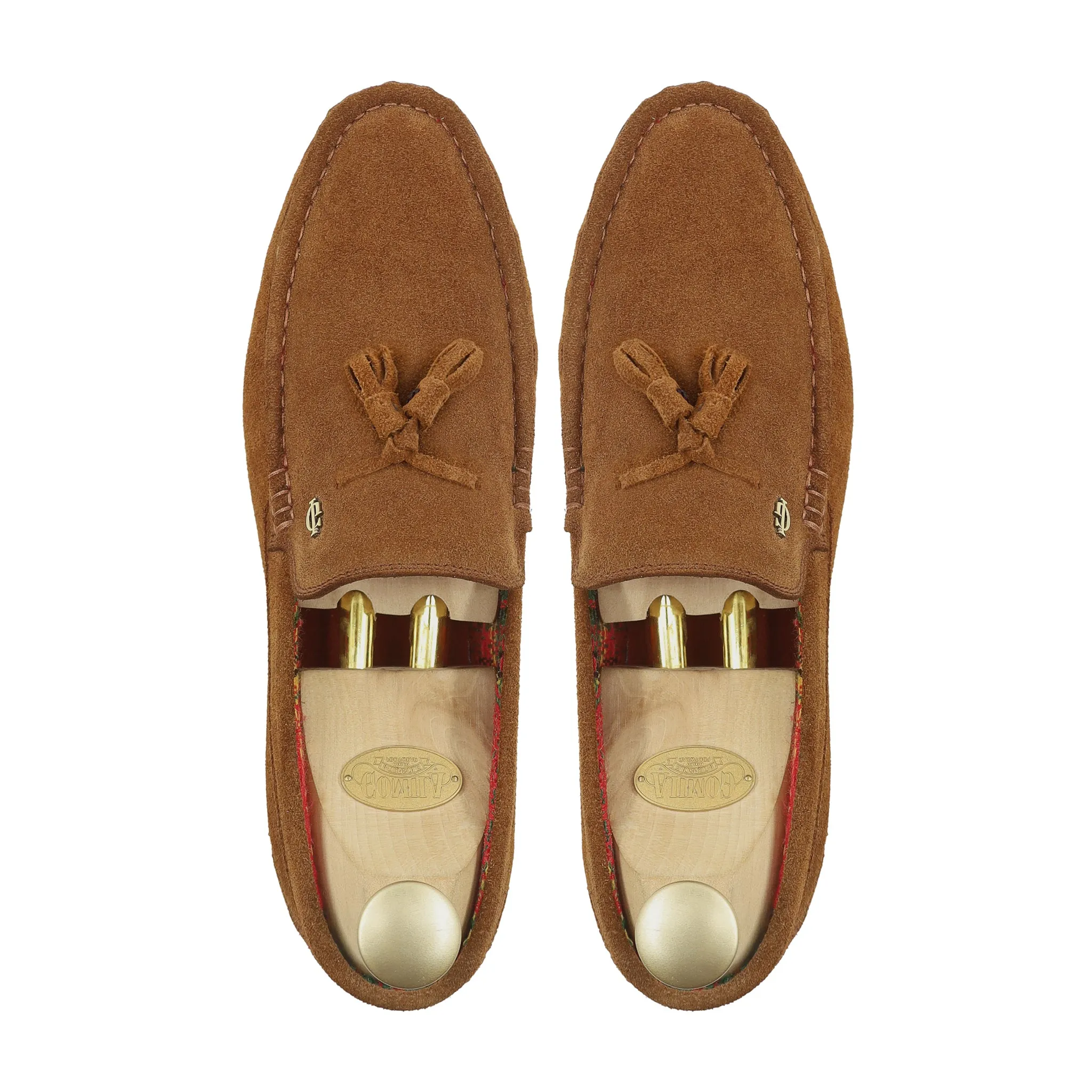 Recife - Men's Cognac Suede Loafer