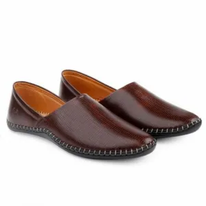 Stylish Punjabi Jutti Leather Loafers Shoes For Men