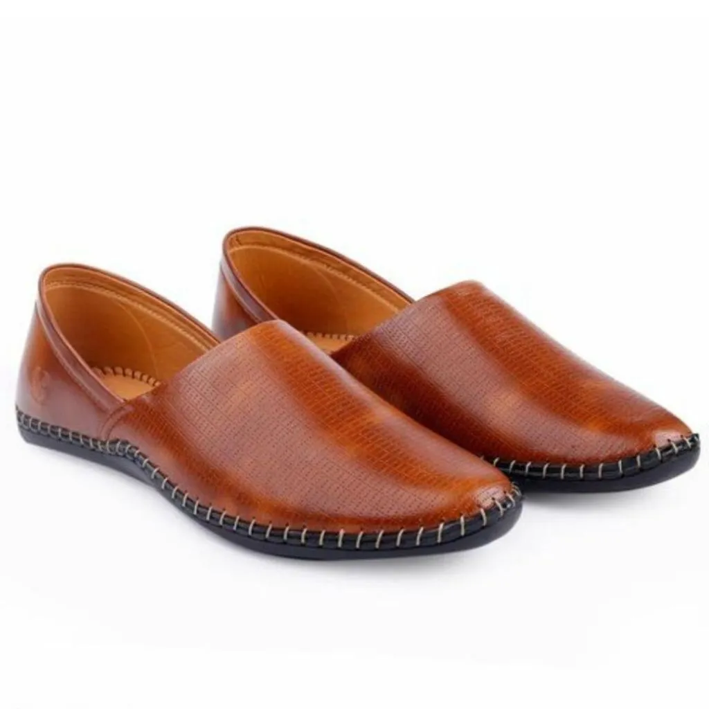 Stylish Punjabi Jutti Leather Loafers Shoes For Men